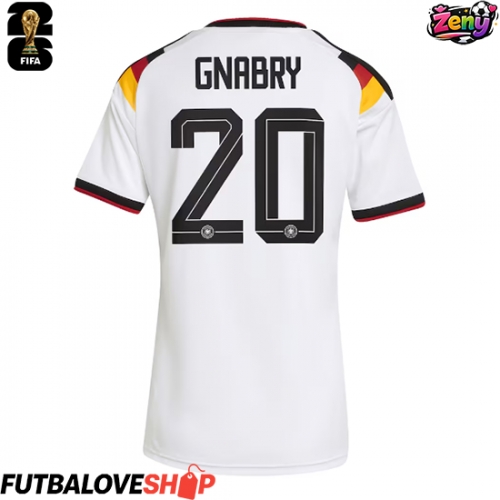 Dres Nemecko Serge Gnabry #20 Domáci pre Ženy MS 2026 Krátky Rukáv